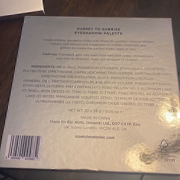 New! Iconic London Sunrise to Sunset Eyeshadow Palette - Picture 8 of 8